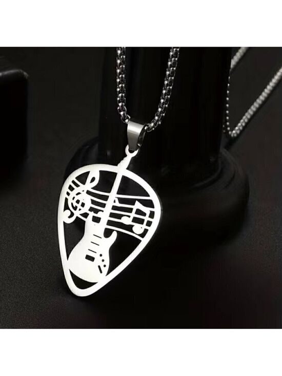 Other - Guitar Pick Rocker Necklace and Pendant #847